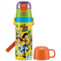 Skater Ultra-lightweight Vacuum Insulated 2 Way Bottle 470ml - Toy Story 